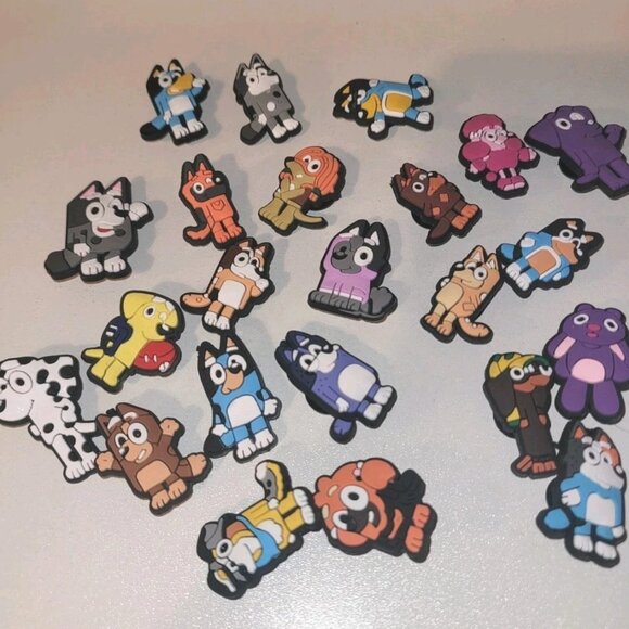Bluey Croc Jibbitz, Pack Of 23 (No Duplicates) - Picture 1 of 2